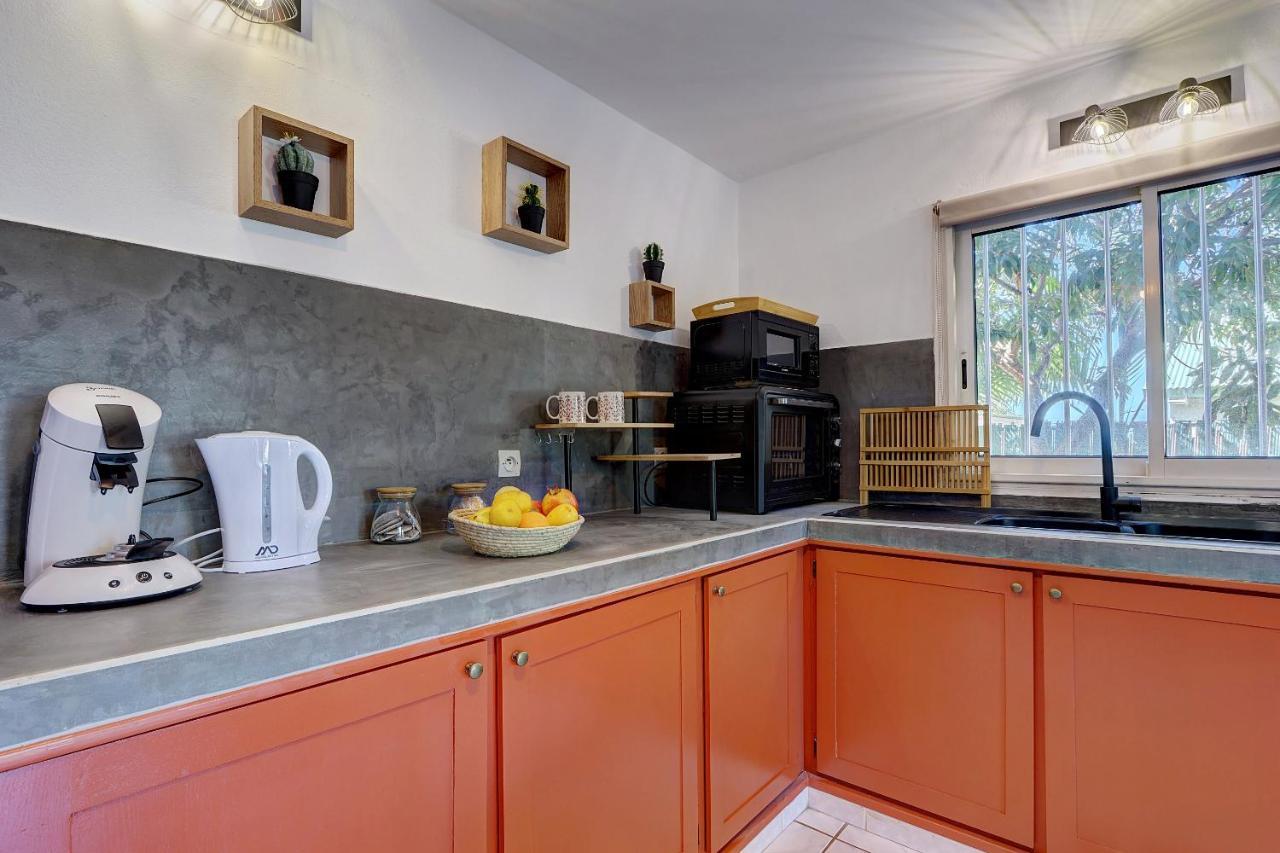 Bec Rose - Clim - Wi-Fi - Jardin Daire Saint-Leu Dış mekan fotoğraf